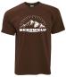 Preview: Bergwelt Logo | T-Shirt, Brustdruck mittig