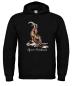 Preview: Bergwelt® Hoodie Alpensteinbock | Brustdruck mittig | Kapuzen-Sweatshirt