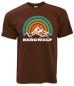 Preview: Bergwelt Retro | T-Shirt, Brustdruck mittig