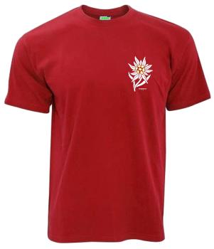 Edelweiß | T-Shirt, kleiner Brustdruck links