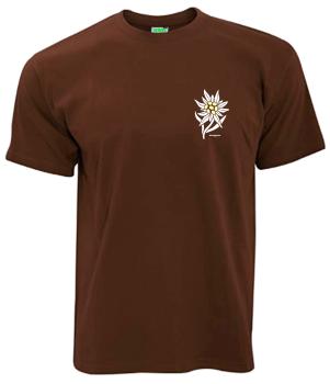 Edelweiß | T-Shirt, kleiner Brustdruck links