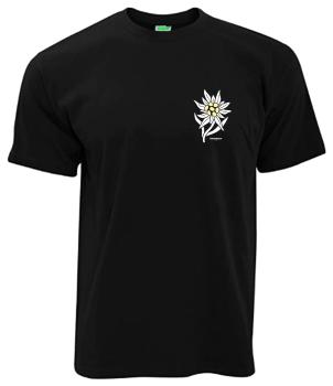 Edelweiß | T-Shirt, kleiner Brustdruck links