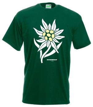 Edelweiß | T-Shirt, Brustdruck mittig
