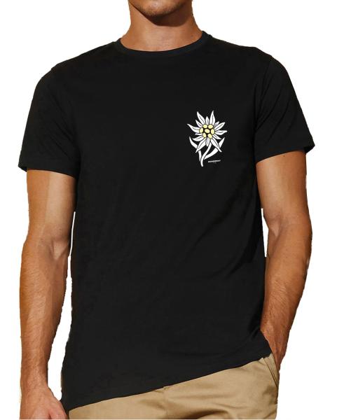 Edelweiß | T-Shirt, kleiner Brustdruck links