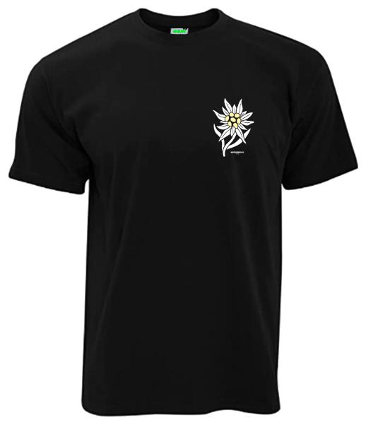 Edelweiß | T-Shirt, kleiner Brustdruck links